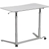 Standing Desks*Flash Furniture Merritt 37"W Rectangular Adjustable Standing Computer Desk, Light Gray (NANIP61)