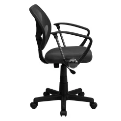 Office Chairs*Flash Furniture Neri Ergonomic Mesh Swivel Low Back Task Office Chair, Gray (WA3074GYARM)