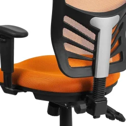 Ergonomic Chairs*Flash Furniture Nicholas Ergonomic Mesh Swivel Mid-Back Multifunction Executive Office Chair, (HL0001OR) Orange