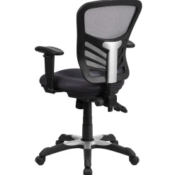 Ergonomic Chairs*Flash Furniture Nicholas Ergonomic Mesh Swivel Mid-Back Multifunction Executive Office Chair, (HL0001DKGY) Dark Gray