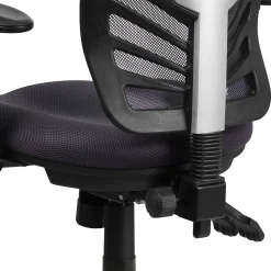 Ergonomic Chairs*Flash Furniture Nicholas Ergonomic Mesh Swivel Mid-Back Multifunction Executive Office Chair, (HL0001DKGY) Dark Gray