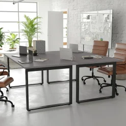 Conference Room Tables*Flash Furniture Redmond 72"W x 36"D Conference Table, Laminate, Gray Oak (MTM7236LTGRYUBF)