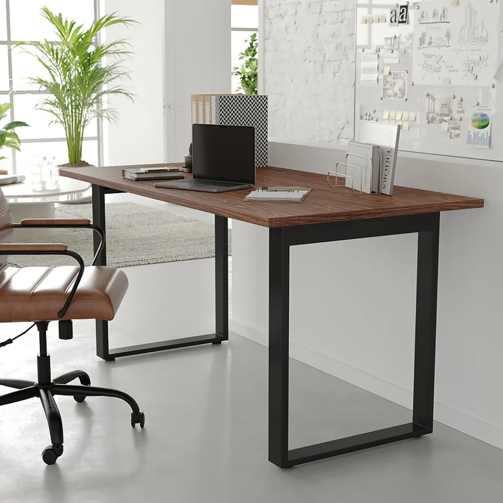 Conference Room Tables*Flash Furniture Redmond 60"W x 30"D Conference Table, Laminate, Walnut (MTM6030WLTUBF)