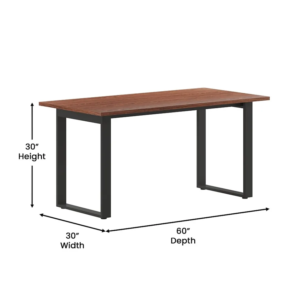 Conference Room Tables*Flash Furniture Redmond 60"W x 30"D Conference Table, Laminate, Walnut (MTM6030WLTUBF)