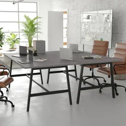 Conference Room Tables*Flash Furniture Redmond 72"W x 36"D Conference Table, Laminate, Gray Oak (MTM7236LTGRYABF)