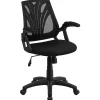 Office Chairs*Flash Furniture Sam Ergonomic Mesh Swivel Mid-Back Task Office Chair, Black (GOWY82)