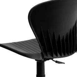 Office Chairs*Flash Furniture Sorho Armless Plastic Swivel Mid-Back Task Office Chair, Black (RUTA103BK)