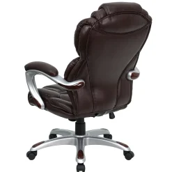 Office Chairs*Flash Furniture Stella Ergonomic LeatherSoft Swivel High Back Executive Office Chair, Brown (GO901BN)