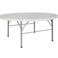Folding Tables*Flash Furniture Stonewall Folding Table, 71" x 71", Granite White (DAD183RZ)