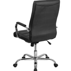 Ergonomic Chairs*Flash Furniture Whitney Ergonomic LeatherSoft Swivel High Back Executive Office Chair, Black/Chrome (GO2286HBK)