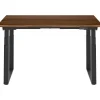 Standing Desks*FlexiSpot E7Q 60"W Electric Adjustable Standing Desk, Black Walnut/Black (E7QB6030-BW)