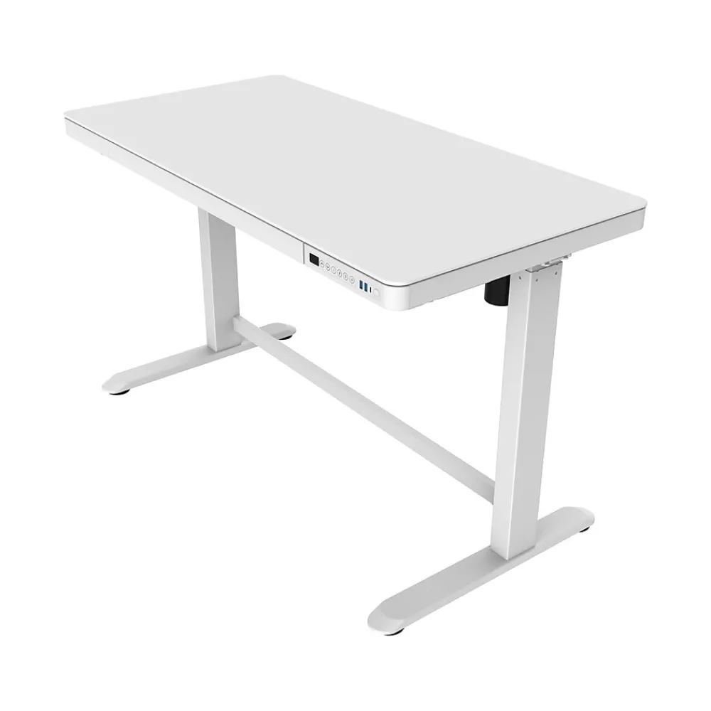 Standing Desks*FlexiSpot EW8 48"W Rectangular Adjustable Metal Standing Desk, (EW8W) White