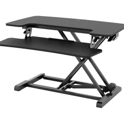 Standing Desks*FlexiSpot M7 Series 32"W Manual Rectangular Adjustable Standing Desk Converter, Black (M7-E-32B)