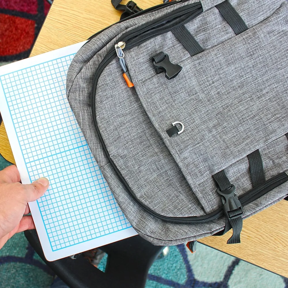 Dry Erase*Flipside Dry Erase Base Ten Grid Boards, 12/Pack (11261)