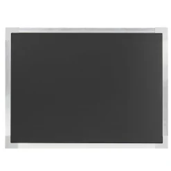 Dry Erase*Flipside Dry-Erase Blackboard, Aluminum Frame, 36" x 48" (17941)