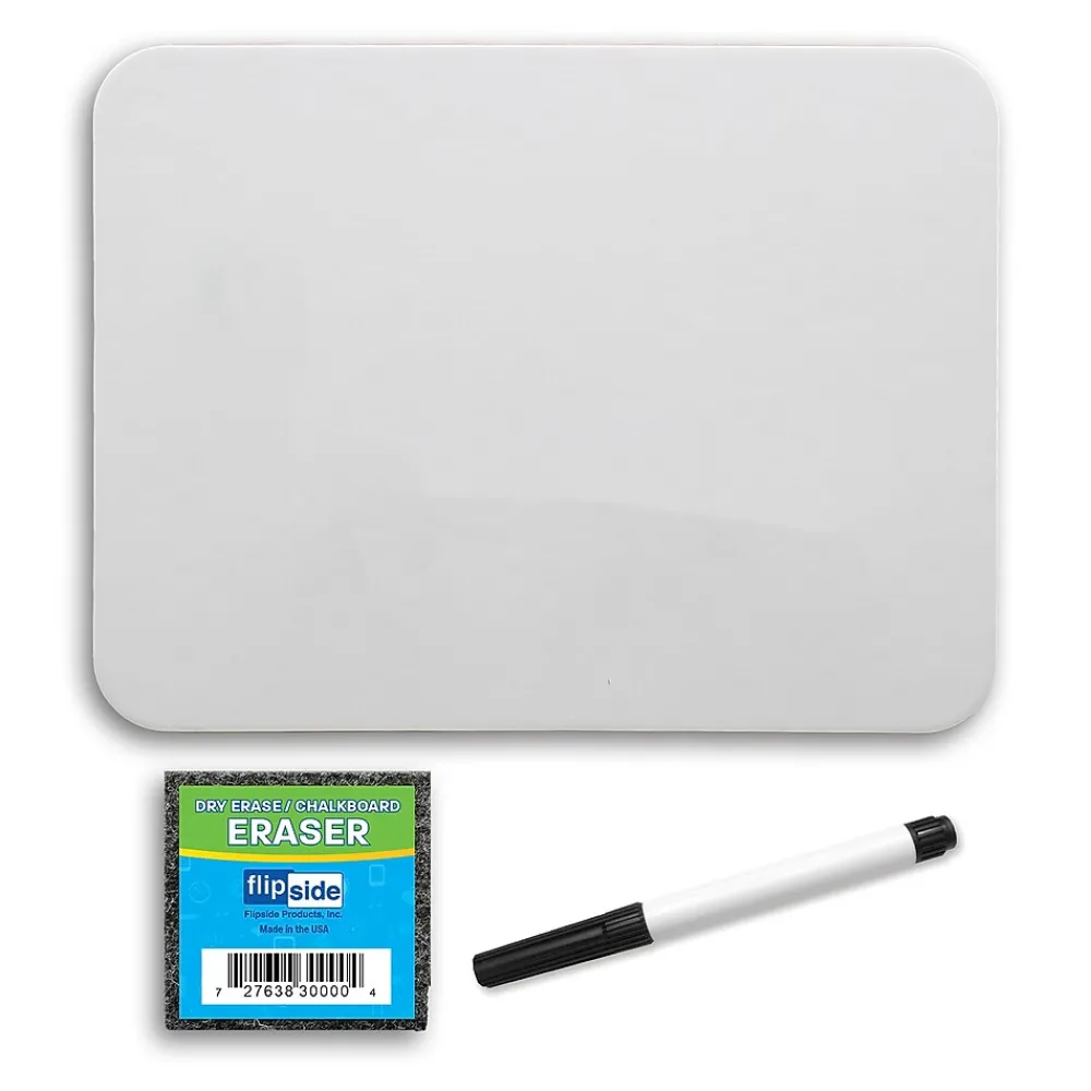 Dry Erase*Flipside Magnetic Class Pack Dry-Erase Whiteboard, 9" x 12" (FLP21004)