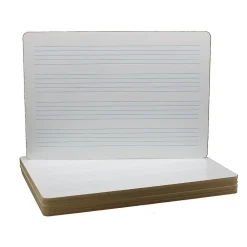 Dry Erase*Flipside Music Staff Dry-Erase Mobile Whiteboard, 11" x 16", 12/Pack (11267)