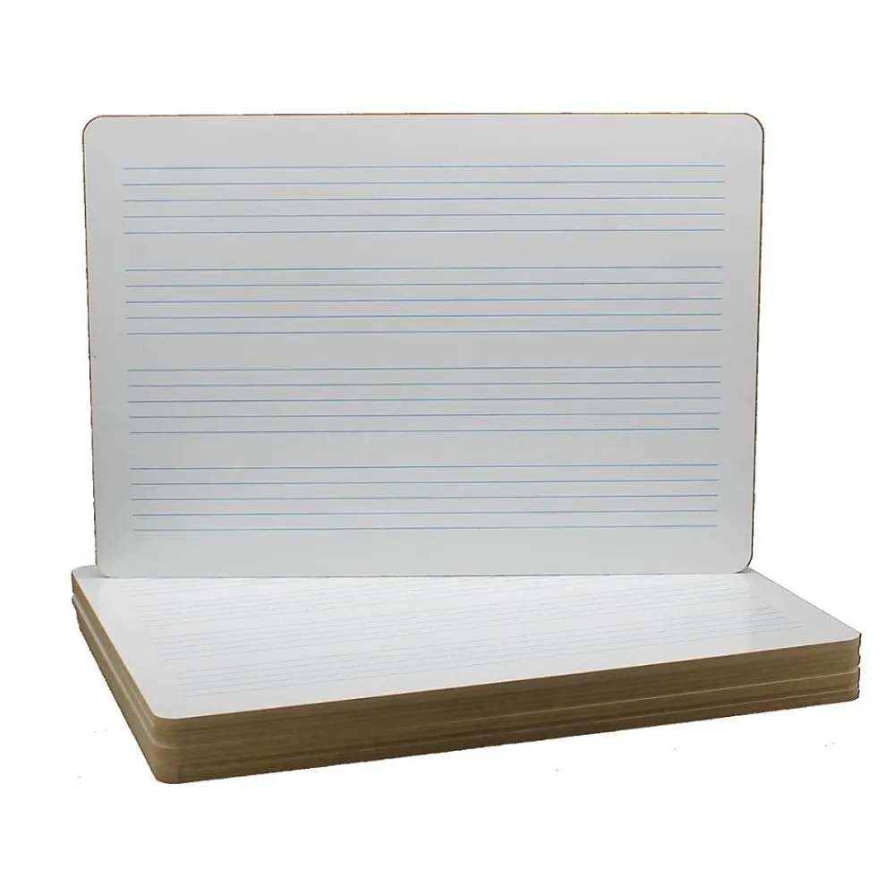 Dry Erase*Flipside Music Staff Dry-Erase Mobile Whiteboard, 11" x 16", 12/Pack (11267)