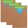 Bulletin*Flipside Products Cork Panel, 12.5" x 26", Pack of 3 (FLP37012-3)