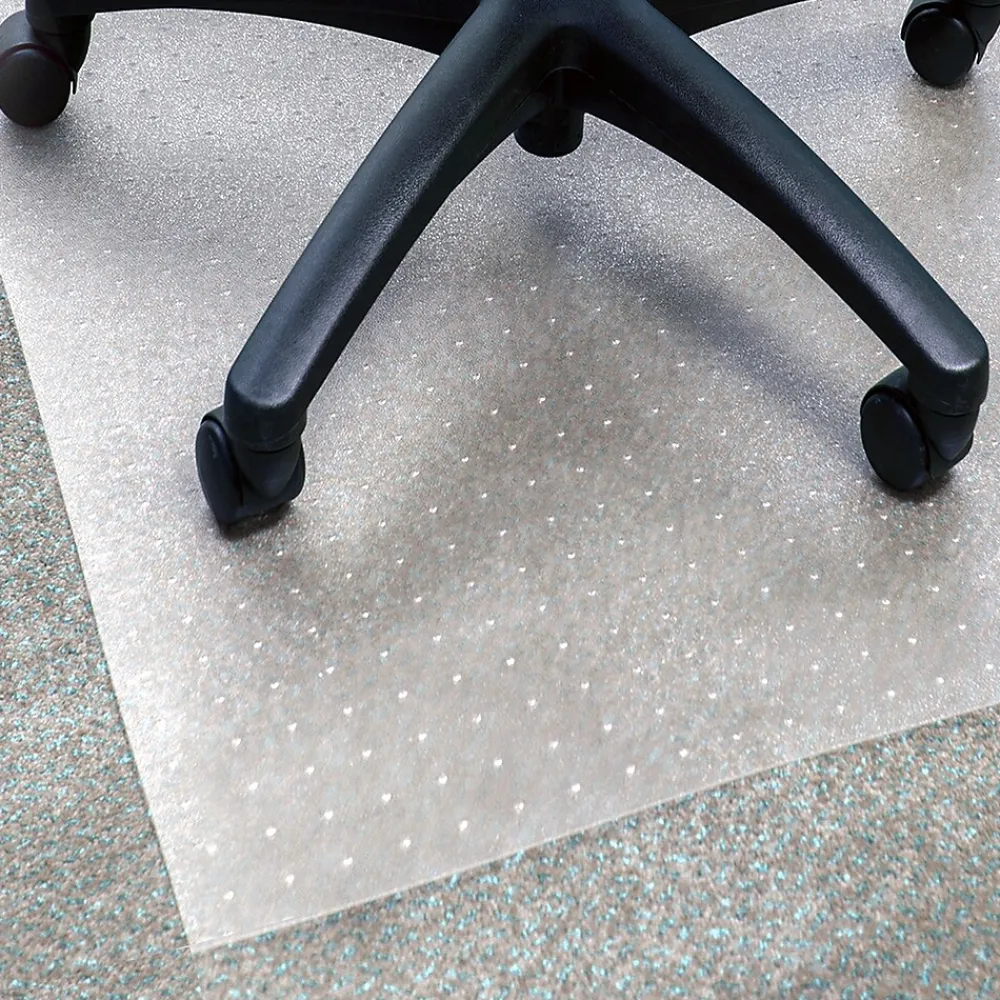 Chair Mats*Floortex Advantagemat Carpet Chair Mat, 48" x 118", Designed for Low-Pile Carpet, Clear PVC (FR1130025EV)