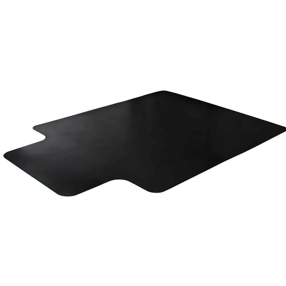 Chair Mats*Floortex Advantagemat Chair Mat with Lip, 36" x 48", Designed for Low-Pile Carpet, Black Vinyl (FC113648LLBV)