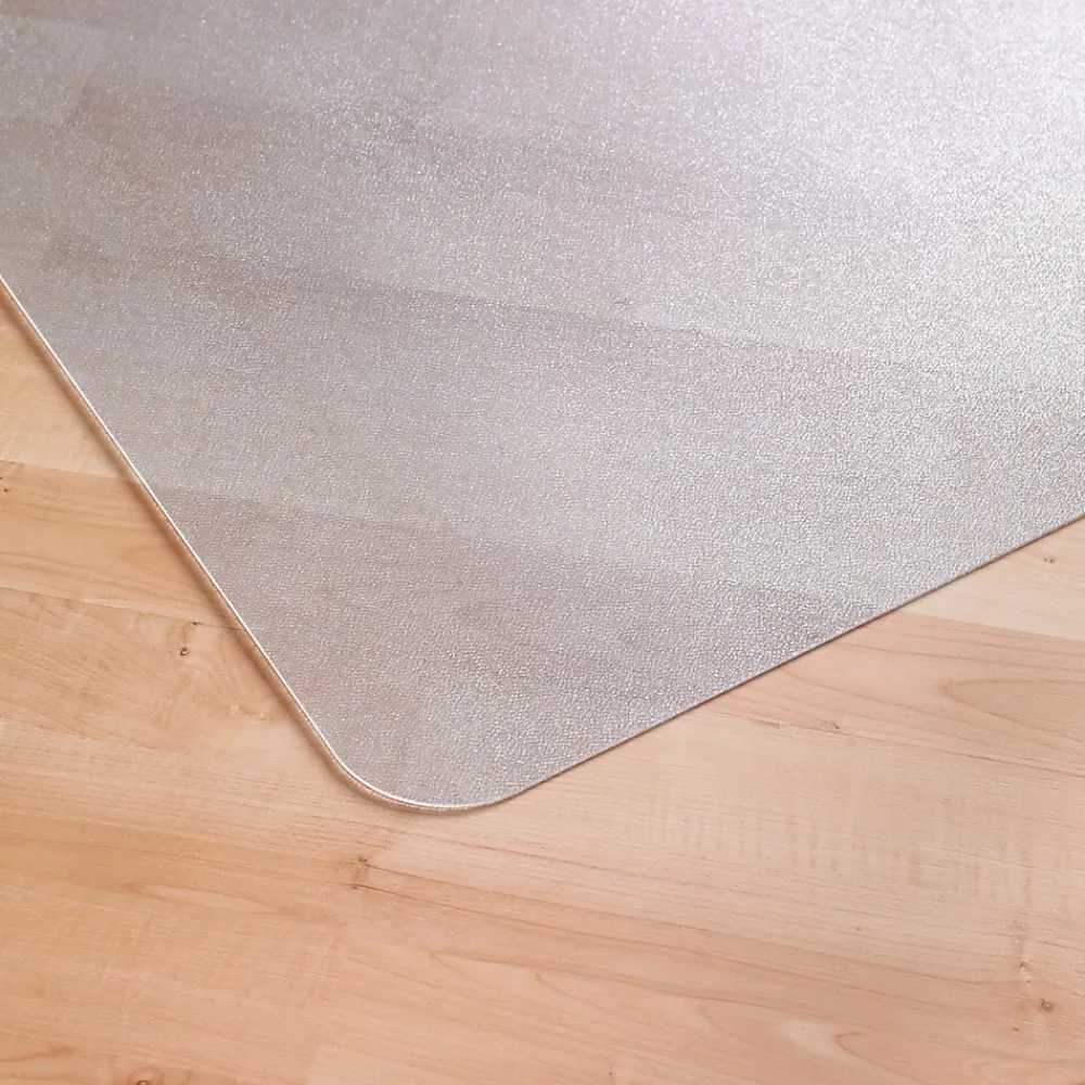 Chair Mats*Floortex Advantagemat Hard Floor Chair Mat, 45" x 53", Clear PVC (FRPF1213425EV)
