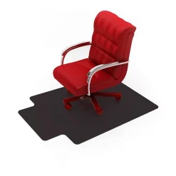 Chair Mats*Floortex Advantagemat Hard Floor Chair Mat with Lip, 36" x 48", Black Vinyl (FC123648HLBV)