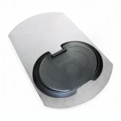 Chair Mats*Floortex AFS-TEX 'Sit to Stand' 38" x 62" Rectangular Chair Mat for Carpets with Anti-Fatigue Mat, Polycarbonate (FCA11S)