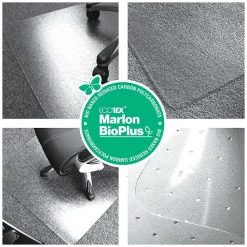 Chair Mats*Floortex Ecotex BioPlus Carpet Chair Mat, 46
