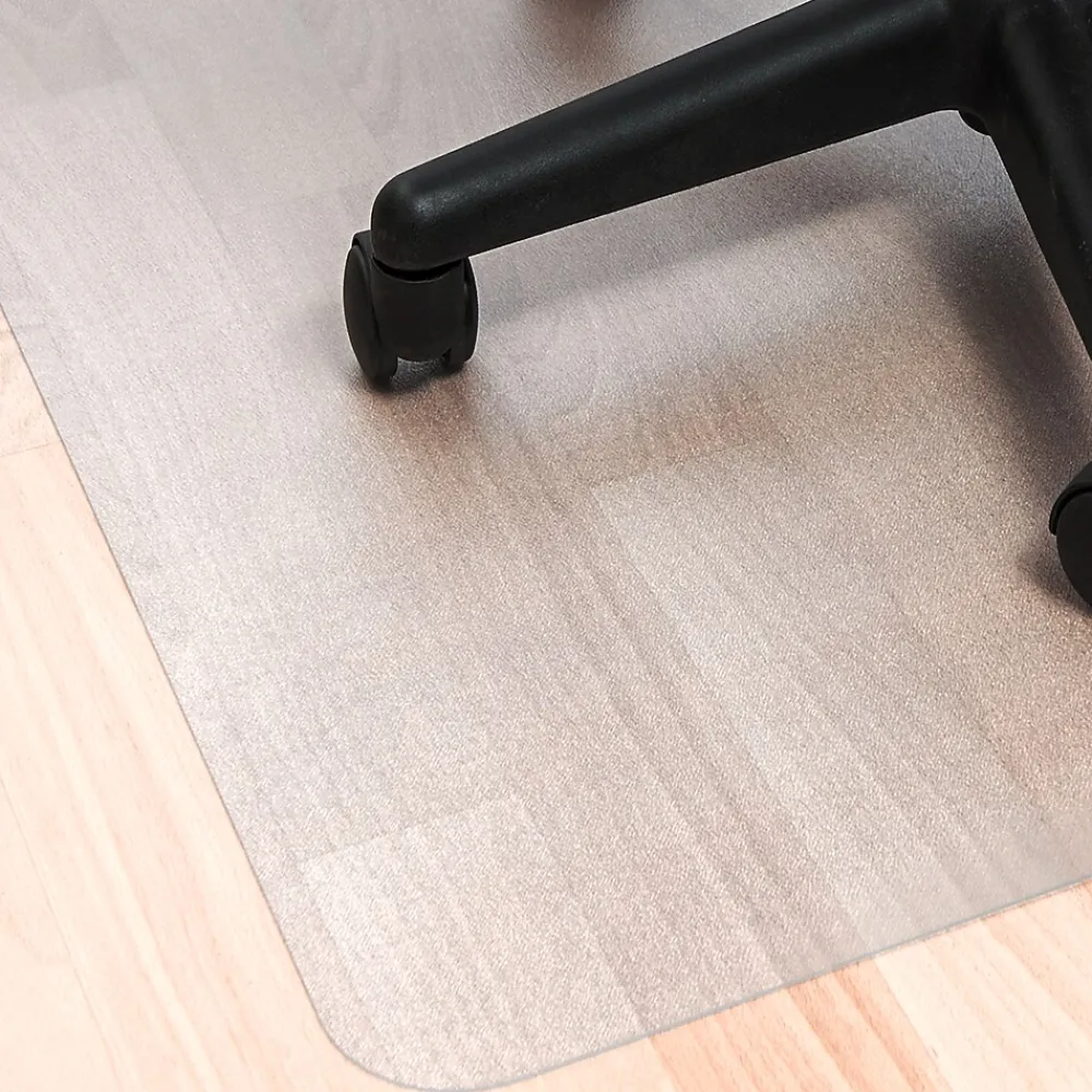 Chair Mats*Floortex Ecotex BioPlus Hard Floor Chair Mat, 35" x 47", Clear Bio Based Polycarbonate (NCCMFLBS0002)