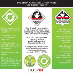 Chair Mats*Floortex Evolutionmat Hard Floor Chair Mat, 36