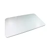 Chair Mats*Floortex Glaciermat Carpet & Hard Floor Chair Mat, 36" x 40", Crystal Clear Glass (NCCMFLGL0012)