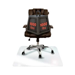 Chair Mats*Floortex Glaciermat Carpet & Hard Floor Chair Mat, 36