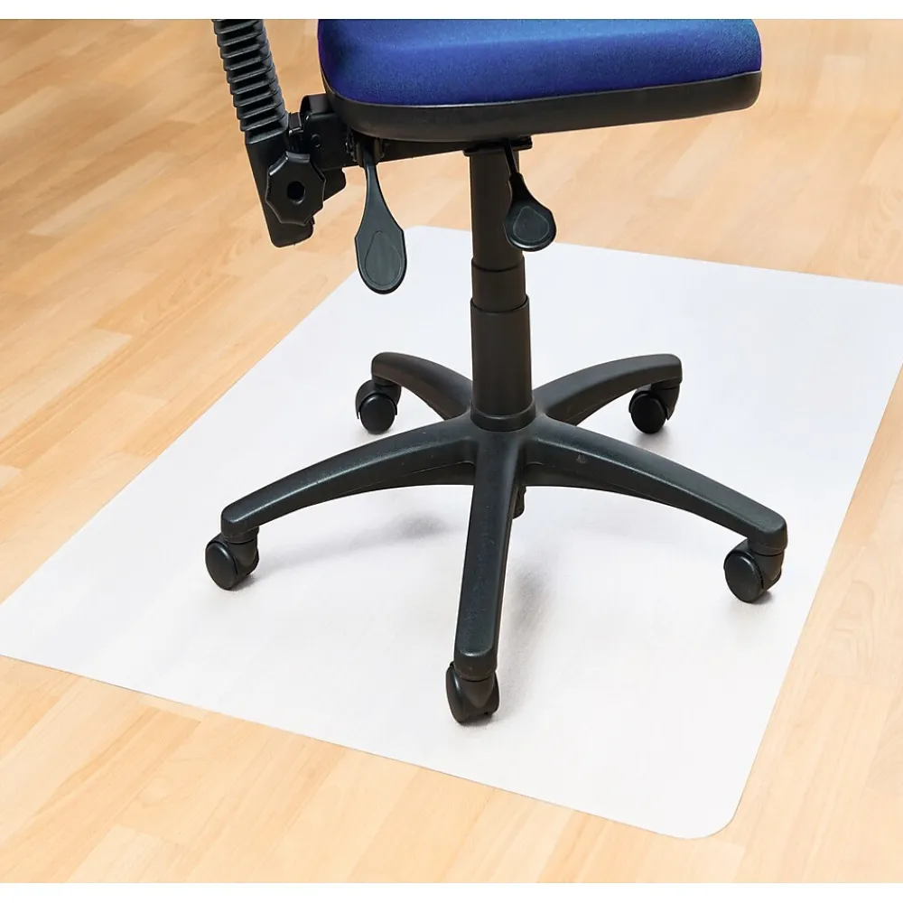 Chair Mats*Floortex Revolutionmat Hard Floor Chair Mat, 35" x 46", Translucent Polypropylene (NCMFLLAC0002)