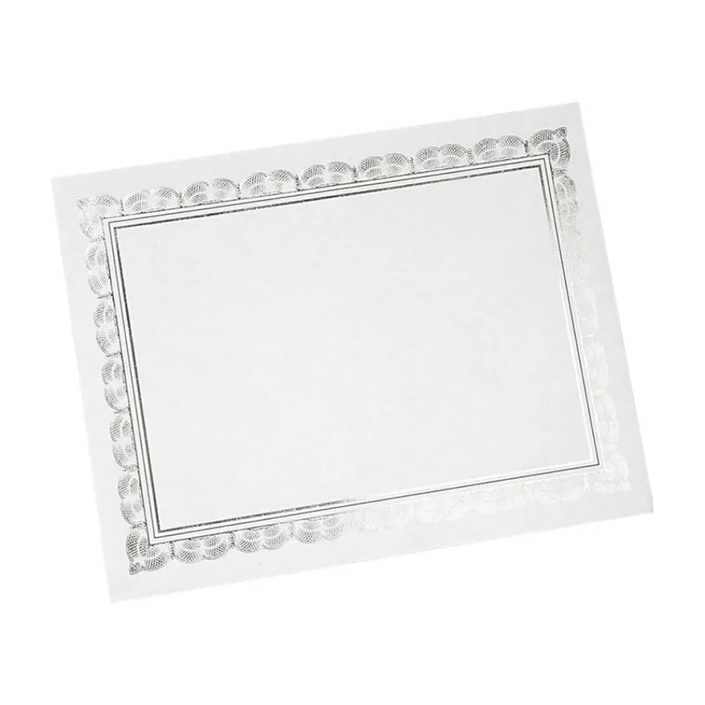 Awards & Certificates*Gartner Studios Certificates, 8.5" x 11", White/Silver, 15/Pack (74938)
