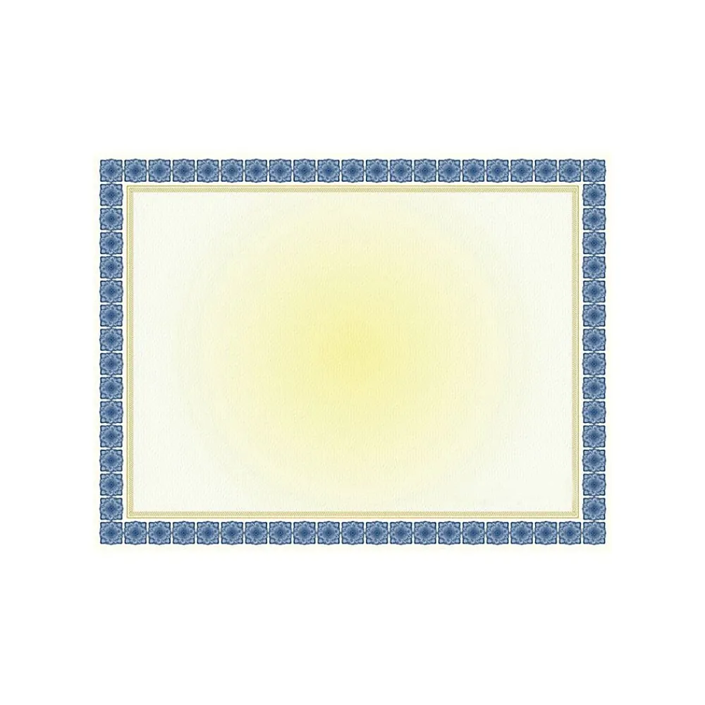 Awards & Certificates*Geographics Kensington Graduation Certificates, 8.5" x 11", Blue and Gold, 15/Pack (48673)