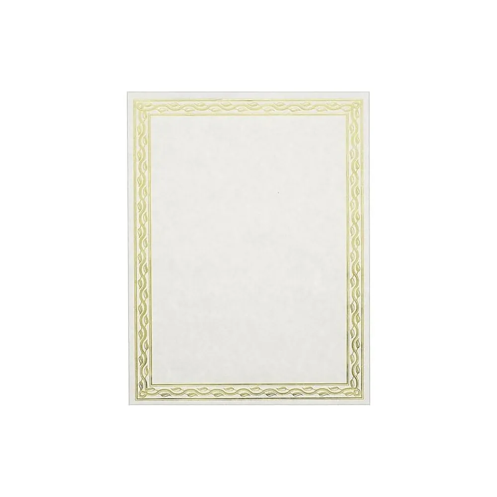 Awards & Certificates*Geographics Serpentine Award Certificates, 8.5" x 11", Natural, 12/Pack (GEO44407)
