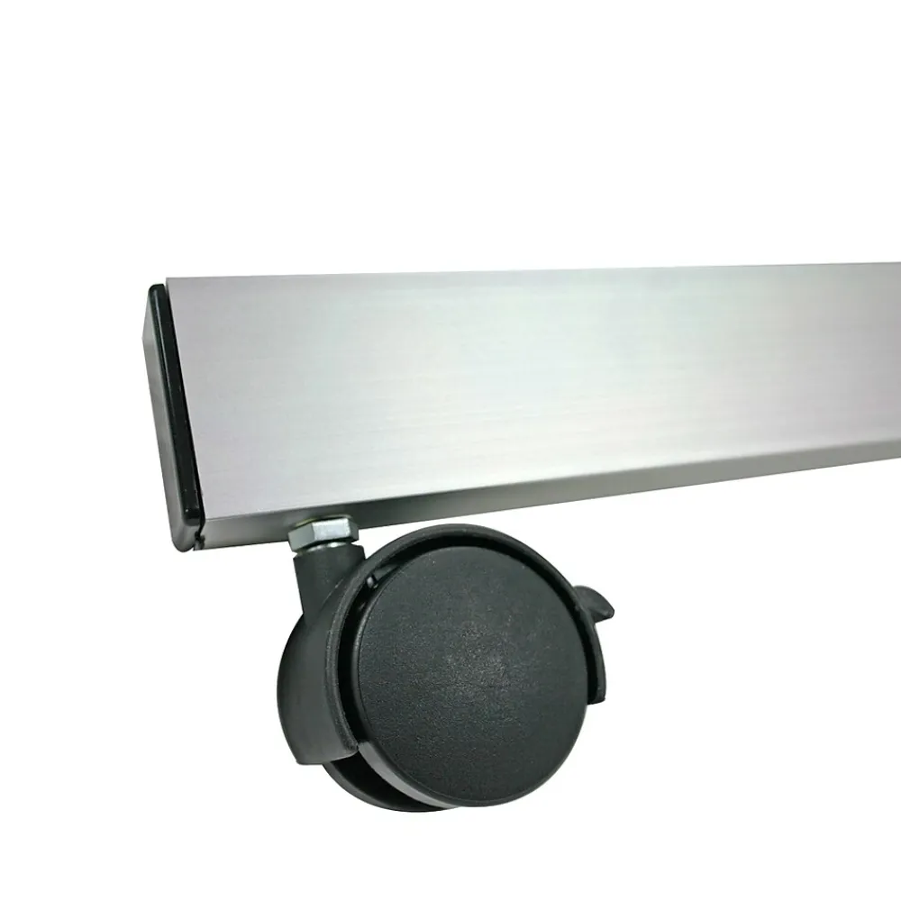 Bulletin*Ghent 4' H x 6' W Reversible Cork Bulletin Board with Aluminum Frame (ARKK46)