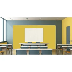 Dry Erase*Ghent Aria Grid Glass Dry-Erase Whiteboard, 3'H x 4'W (GRPARIASN21G-34)