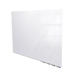 Dry Erase*Ghent Aria Low Profile Glass Whiteboard, 4'H x 5'W, White (ARIASN45WH)