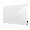 Dry Erase*Ghent Harmony Magnetic Glass Whiteboard with Square Corners, 4'H x 5'W, White (HMYSM45WH)