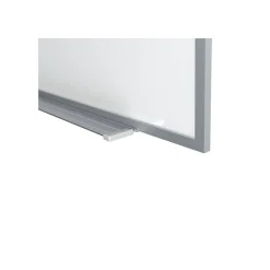 Dry Erase*Ghent Magnetic Porcelain Whiteboard, Aluminum Frame, 3' H x 4' W (M1-34-1)