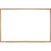 Dry Erase*Ghent Non-Magnetic Dry-Erase Whiteboard, Wood Frame, 18" x 24" (GH-M2W181)