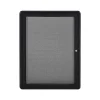 Bulletin*Ghent Ovation Fabric Enclosed Bulletin Board, Black Frame, 2'H x 3'W (OVK1-F91)