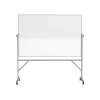 Dry Erase*Ghent Porcelain Dry-Erase Whiteboard, Aluminum Frame, 6' x 4' (ARM1M146)