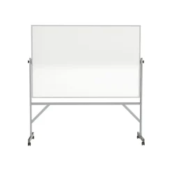 Dry Erase*Ghent Porcelain Dry-Erase Whiteboard, Aluminum Frame, 6' x 4' (ARM1M146)