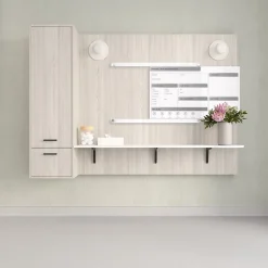 Dry Erase*Ghent Slide Changeable Patient Room Glass Dry-Erase Whiteboard, 24