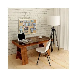 Bulletin*Ghent Traditional Cork Bulletin Board, Aluminum Frame, 4' x 3' (1334-1)