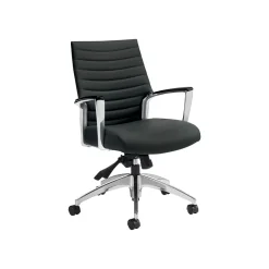 Office Chairs*Global Accord Vinyl Executive Chair, Ink Black (26714ALA16F)