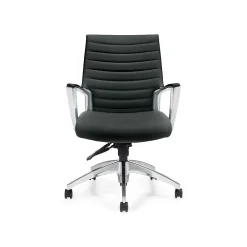 Office Chairs*Global Accord Vinyl Executive Chair, Ink Black (26714ALA16F)